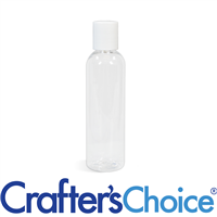 02 oz Clear Bullet with White Disc Top Set