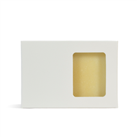 Soap Box - Rectangle Window (WHITE COLOR) - Wholesale Supplies Plus