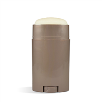 02 oz Brown Oval Twist-Up Tube & Cap Set (Surplus)