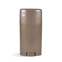 02 oz Brown Oval Twist-Up Tube & Cap Set (Surplus)