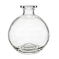08.5 oz Clear Round Glass Diffuser Bottle