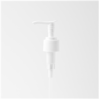 24/410 White Ribbed Lotion Pump Top