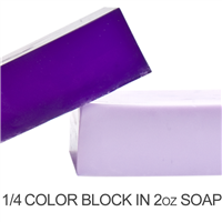 Stained Glass Violet Purple Soap Color Blocks