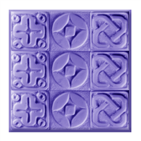Glyphs Tray Soap Mold (Special Order)