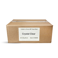 Premium Crystal Clear Soap Base - 24 lb Block