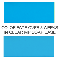 Stained Glass Ocean Blue Powder Color