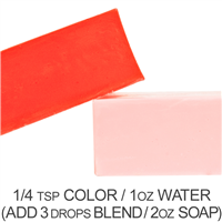 Stained Glass Apple Red Powder Color