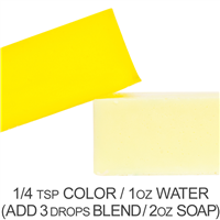 Stained Glass Lemon Yellow Powder Color