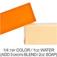 Stained Glass Sunflower Orange Powder Color