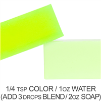 Stained Glass Brilliant Lemon Lime Powder Color