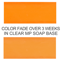 Stained Glass Citrus Orange Powder Color