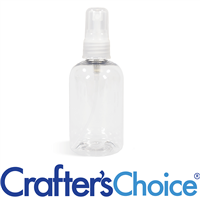 04 oz Clear Boston Rnd w/ Natrl Ribbed Sprayer Set