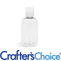 04 oz Clear Boston Round w/ Natural Disc Top Set
