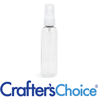 04 oz Clear Bullet w/ Natrl Ribbed Sprayer(20/410)