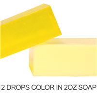 Stained Glass Lemon Yellow Liquid Color