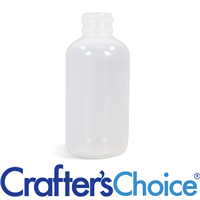 08 oz Natural LDPE Boston Round Bottle - 24/410