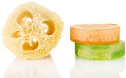 7/8" Natural Loofah Slices