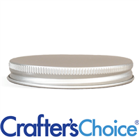 58/400 Silver Metal Basic Top Cap - Foam Liner