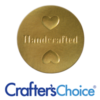 Handcrafted Seal/Label - Gold Embossed