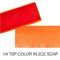 Bath Bomb Orange Powder Color