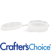    1/4 oz LDPE Polycon with Hinged Lid - Natural