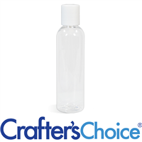 08 oz Clear Bullet with White Disc Top Set