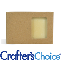 Soap Box - Rectangle Window (KRAFT COLOR)