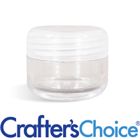 1/4 oz Clear Pot & Clear Screw Top