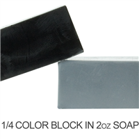 Matte Black Soap Color Blocks