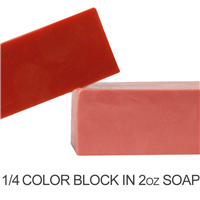 Matte Americana Red Soap Color Blocks