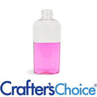 01 oz Clear Cosmo Oval Plastic Bottle - 15/415