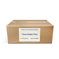 Premium Three Butter Plus Soap Base - 24 Block