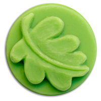 Leaf Small Round Soap Mold (MW 157)