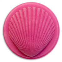 Shell Small Round Soap Mold (MW 161)