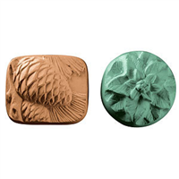 Pinecones & Poinsettias Guest Soap Mold (Spec Ord)