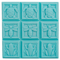 Art Deco Fauna Soap Mold Tray (MW 88)