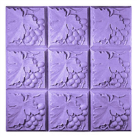 Grapes & Leaves Soap Mold Tray (MW 100)