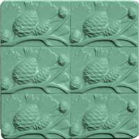 Pinecones Soap Mold Tray (MW 129)