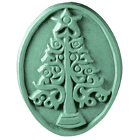 Christmas Tree Oval Soap Mold (MW 94)