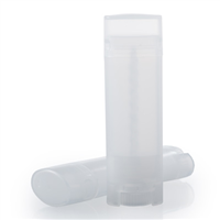 Natural Oval Lip Balm Tube, .15 oz