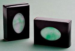 Lg Soap Box: Black Oval