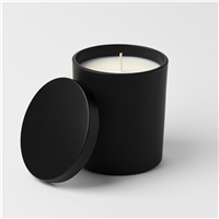 10 oz. Matte Black Straight-Sided Tumbler Jar