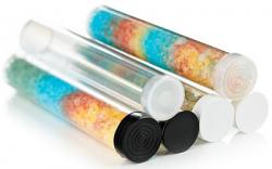 Salt Tubes: 1x6" (Black Cap)