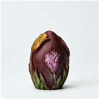 Tulips on Egg Shape Silicone Mold - 3D 