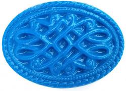 Filigree Oval Soap Mold: 4 Cavity