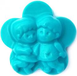 Kids Holding Hands Soap Mold: 4 Cavity