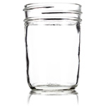 8 oz. Smooth Jelly Jar, case of 12