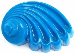 Spiral Shell Soap Mold: 4 Cavity