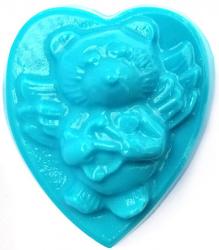 Teddy Angel Soap Mold: 4 Cavity