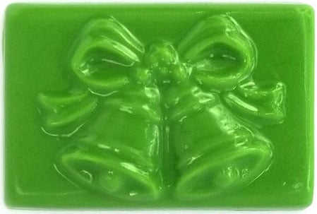 Guest Rectangle Bells Soap Mold: 8 Cavity